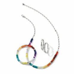 Brighton Contempo Ombre Necklace Silver-Multi Hot