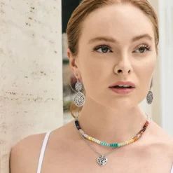 Brighton Contempo Ombre Necklace Silver-Multi Hot