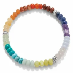 Brighton Contempo Ombre Stretch Bracelet Silver-Multi Fashion