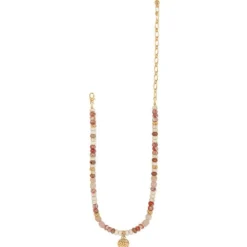 Brighton Contempo Playa Rosa Necklace Pink Clearance