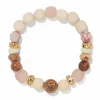Brighton Contempo Playa Rosa Stretch Bracelet Pink New