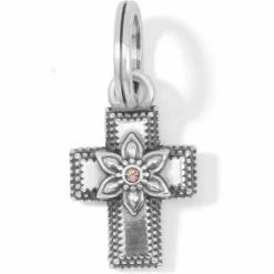 Brighton Cora Cross Charm Silver Best