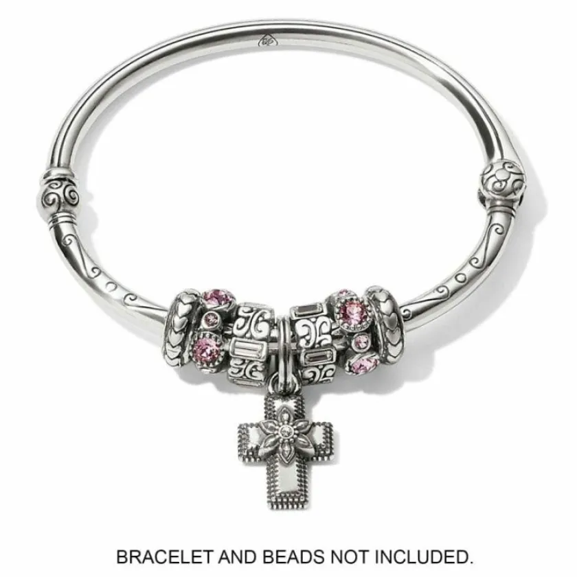 Brighton Cora Cross Charm Silver Best