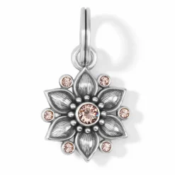 Brighton Cora Flower Charm Silver Discount