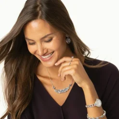 Brighton Corona Watch Silver-Tanzanite Online