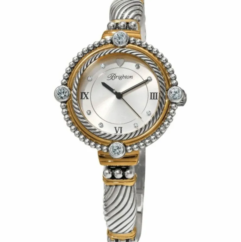 Brighton Costa Mesa Watch Silver-Gold Best