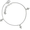 Brighton Cross Anklet Silver Best