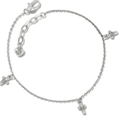 Brighton Cross Anklet Silver Best