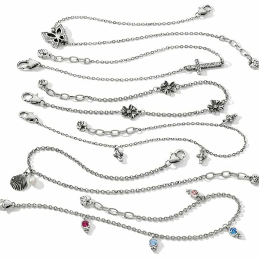 Brighton Cross Anklet Silver Best