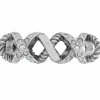 Brighton Crossings Crystal Long Bead Silver Online