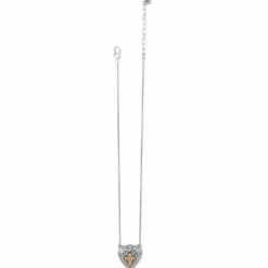 Brighton Crossroads Heart Necklace Silver-Gold New