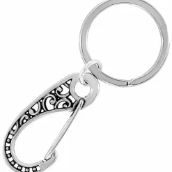 Brighton Crystal Ball Key Fob Silver Sale