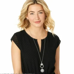 Brighton Dahlia Charm Connector Silver Outlet