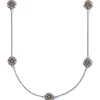 Brighton Daisy Dee Long Necklace Silver-Gold Clearance