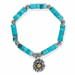 Brighton Daisy Dee Turquoise Bracelet Silver-Turquoise Sale
