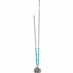 Brighton Daisy Dee Turquoise Necklace Silver-Turquoise Best
