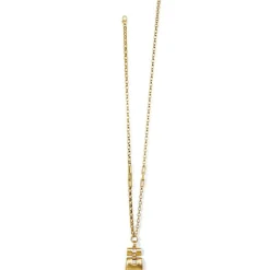 Brighton Dauphin Long Necklace BrushedGold Hot