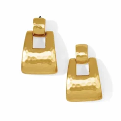 Brighton Dauphin Post Earrings BrushedGold Hot
