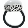 Brighton Deco Lace Ponytail Holder Silver Online