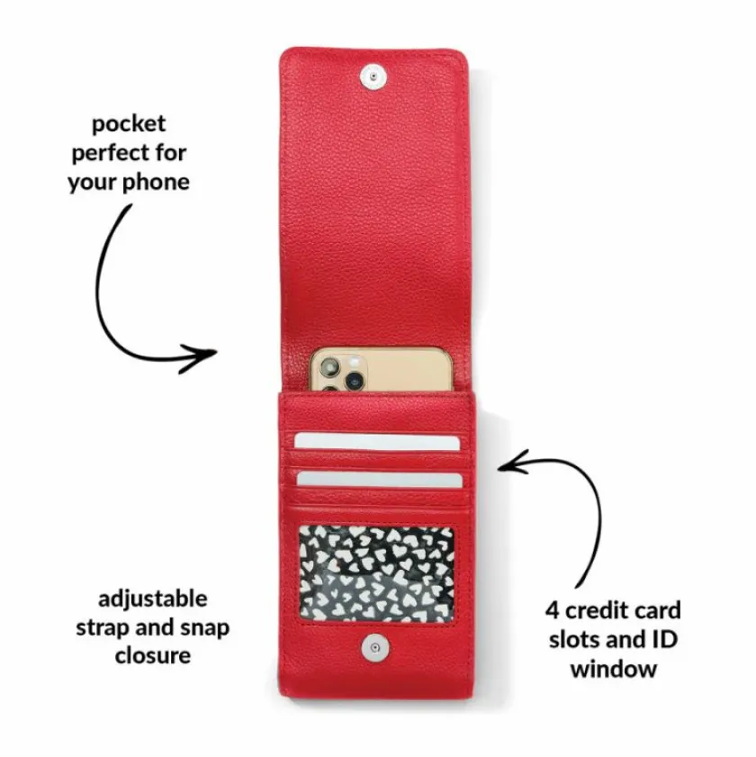 Brighton Deeply In Love Phone Organizer New