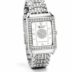 Brighton Diamond Bar Watch Silver Sale