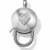 Brighton Diamonds N' Hearts Reversible Charm Connector Silver Online
