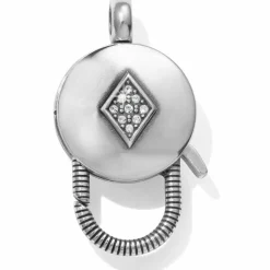 Brighton Diamonds N' Hearts Reversible Charm Connector Silver Online
