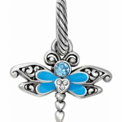 Brighton Dragonfly Charm Silver-Blue Sale