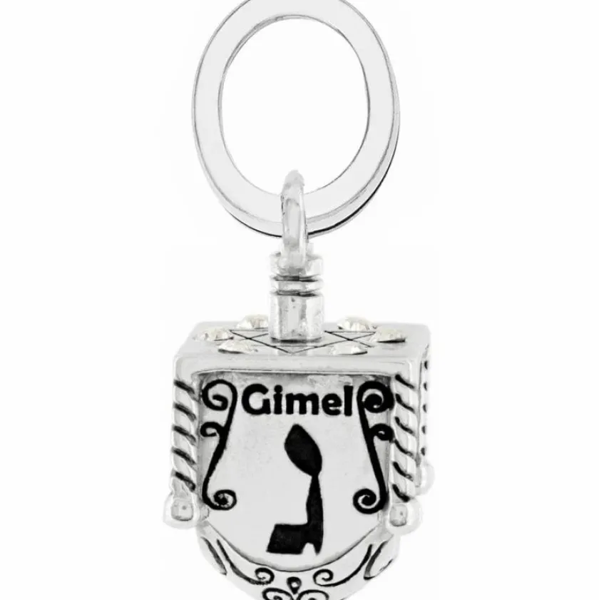 Brighton Dreidel Charm Silver Clearance