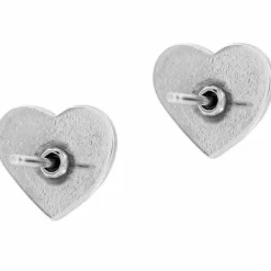 Brighton Eden Hearts Mini Post Earrings Silver Hot