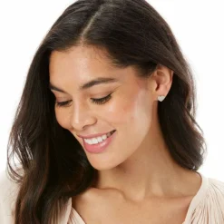 Brighton Eden Hearts Mini Post Earrings Silver Hot