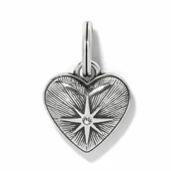 Brighton Elara Heart Charm Silver-Red Online