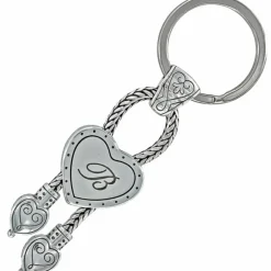 Brighton Eliza Key Fob Silver Clearance