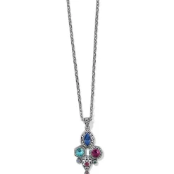 Brighton Elora Gems Cubist Necklace Silver-Multi Hot