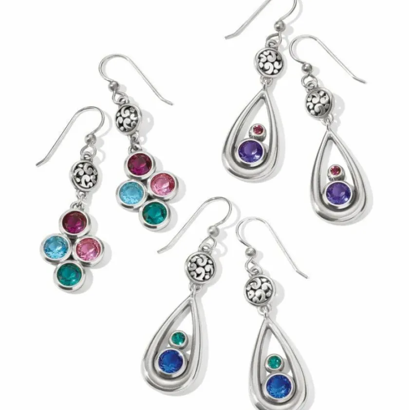 Brighton Elora Gems Dots French Wire Earrings Silver-Multi Online