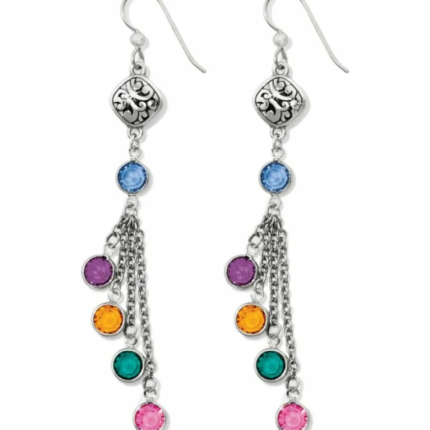 Brighton Elora Gems French Wire Earrings Silver-Multi Hot