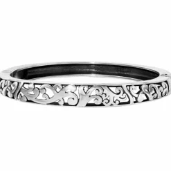 Brighton Elora Hinged Bangle Silver New