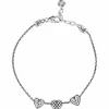 Brighton Enchanted Hearts Anklet Silver Best