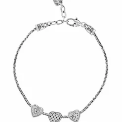 Brighton Enchanted Hearts Anklet Silver Best