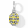 Brighton Enduring Love Egg Charm Silver-Yellow Discount