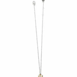 Brighton Entrata Square Short Necklace Silver-Gold Discount