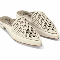 Brighton Enya Mules White Sale