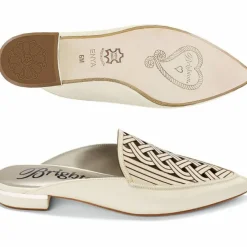 Brighton Enya Mules White Sale