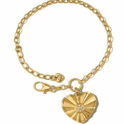 Brighton Esprit Heart Bracelet Gold New