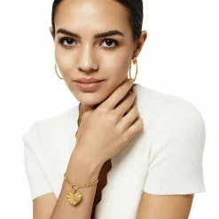 Brighton Esprit Heart Bracelet Gold New