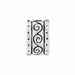 Brighton Etched Scroll Spacer Silver Fashion