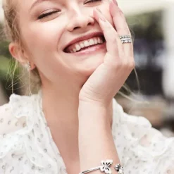 Brighton Eternal Stack Ring Silver Hot