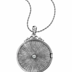 Brighton Etoile Convertible Locket Necklace Silver Outlet