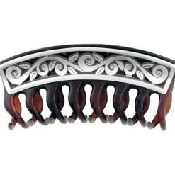 Brighton Eve Delight Hair Clip Silver Discount