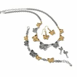 Brighton Everbloom Flutter Bracelet Silver-Gold Best